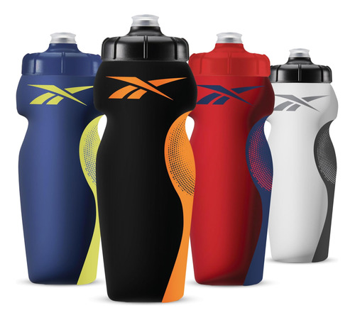 Botellas De Agua Reebok Squeeze Con Diseño Atlético - Botell