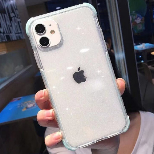 Funda Y Mica Brillosa Compatible Con La Marca iPhone