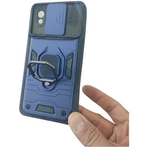 Funda Uso Rudo Anillo Para Alcatel 1b 5002a Con Mica Cris