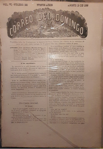 Correo Del Domingo Numero 138 Año 1866 C3
