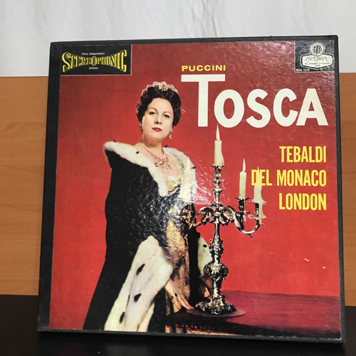 Disco Lp Tosca Puccini Tebaldi Del Monaco London