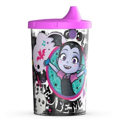 Vaso Con Pico Tapa Tomadora Minnie Peppa Princesas Lol 