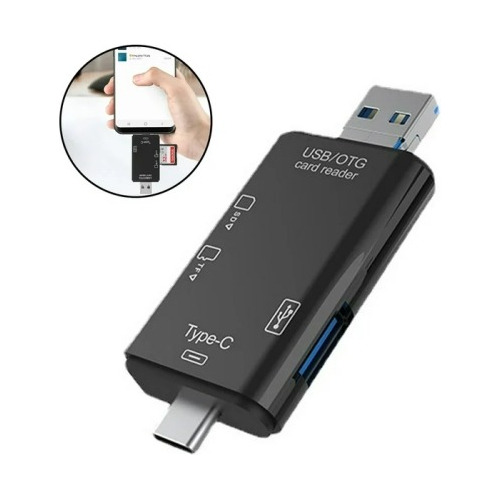 Lector De Tarjeta 6 En1 Adaptador Micro Sd A Usb 3.0