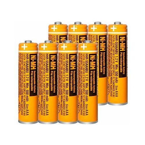 Baterías Recargables Eocik Aaa Paquete De 8 Para Panasonic