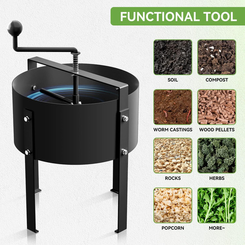 Tamiz De Suelo Giratorio, Cernidor De Compost, Malla De...