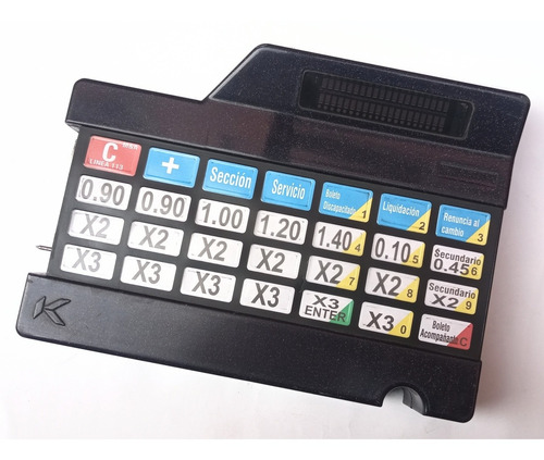 Teclado Retro Máquina Expendedora Klussendorf De Colectivos (Usado)