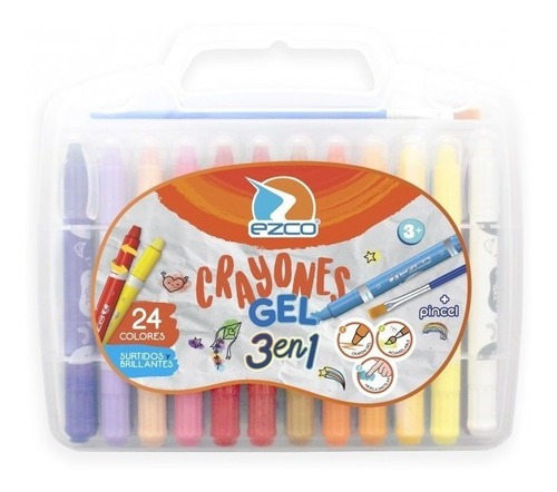 Lápices de colores Ezco Gel