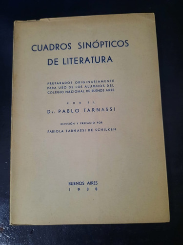 Cuadros Sinópticos De Literatura-dr. Pablo Tarnassi-top5