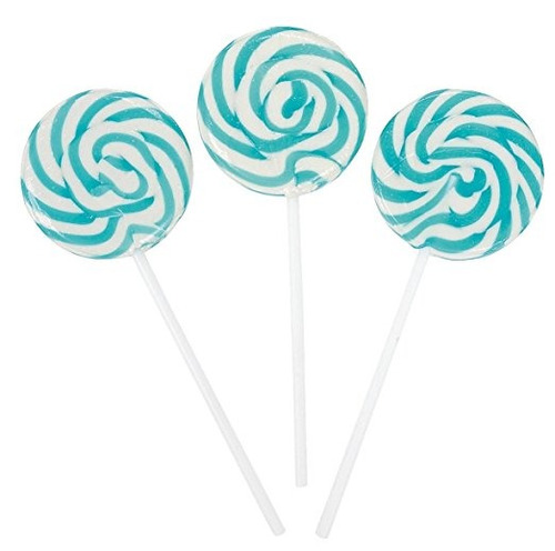 Aqua Pops Remolino Azul (24 Piezas) 14 Oz. Sabor De Arándano