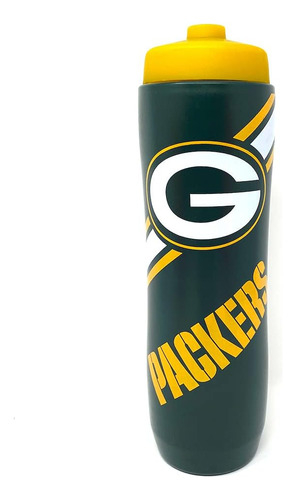 Botella De Agua Exprimible De Green Bay Packers De Nfl