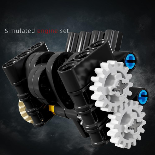 Juego De Bloques De Construcción De Juguete Para Motocicleta