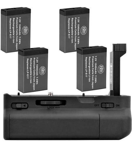 Battery Grip Bg-c18 + 4 Baterias Lp-e17