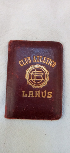 Antiguo Carnet Club Lanus 