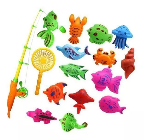 Juego De Modelos De Peces De 3x15 Piezas, Juguete De Baño