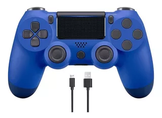 Control Ps4 Azul Compatible Playstation 4 + Cable Usb