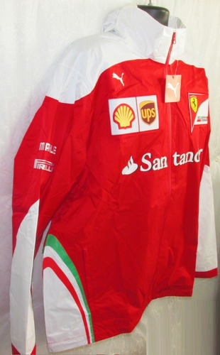 jaqueta santander ferrari replica