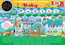 Comprar Kit Imprimible Candybar Baby Tv 100 % Editable Powerpoint