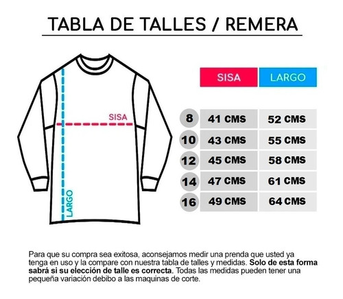 Imagen 3 de 4 de Camiseta Remera Termica Manga Larga Chicos Chicas Niños Niña