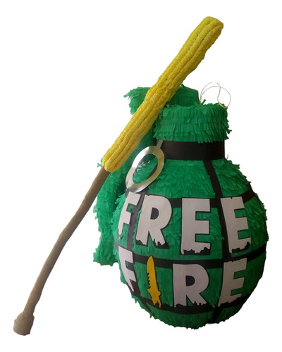 Piñatas 3d Personalizada Estilo Mexicano Free Fire