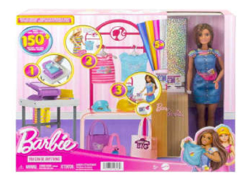 Set De Juego Barbie Mattel Diseñadora De Modas Msi