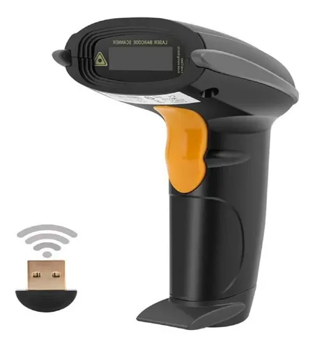 comprar Lector Escáner De Código De Barras Inalámbrico 2.4g Pistola Color Negro
