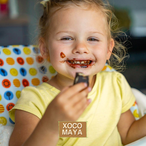 Barra De Chocolate Oscuro Con Granos De Café 100g Xoco Maya