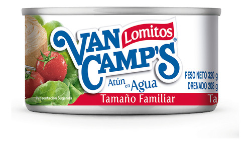 Atún Lomito En Agua Van Camps 320g