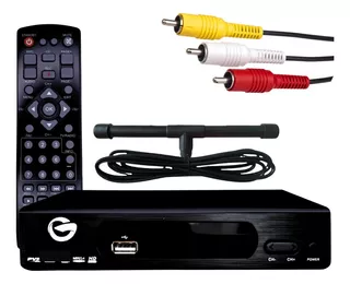 Koolmex Decodificador Sintonizador Digital Multimedia Full HD 1080P para TV  con Control Remoto Entradas HDMI AV y Coaxial Señal Digital a Analógica :  : Electrónicos