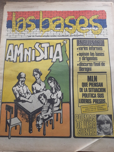 Semanario Las Bases 23 De Diciembre De 1984 - Nº 8/ Amnistia