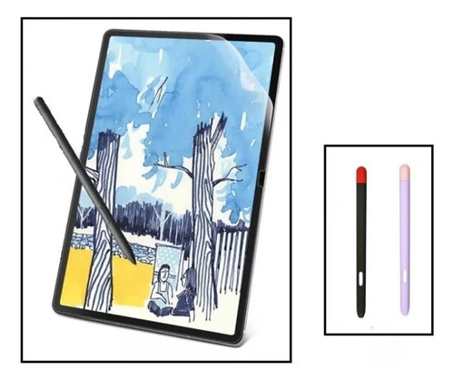 Mica Mate Papel Tab S8 Plus Ultra S7 Plus Funda Case S Pen