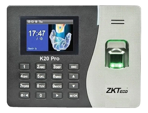 Zkteco K20 Pro Control Asistencia Acceso Tarjeta Huella Mtpe