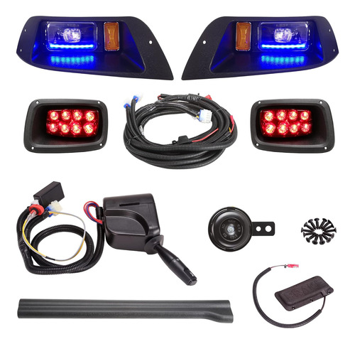 Kit De Luces Delanteras Led De Lujo Para Carrito De Golf De