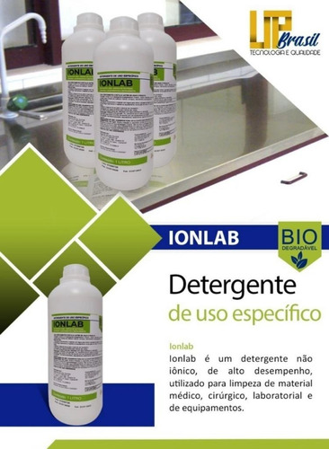 Detergente Neutro Desengraxante Ionlab Laboratório Bio