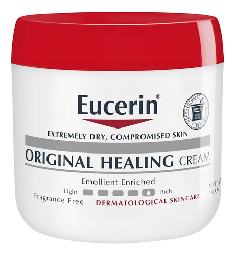 Crema Eucerin Original Healing Rich Cream Piel Extra Seca