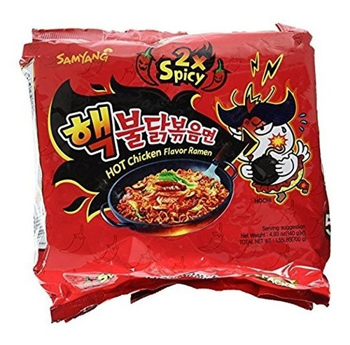  Pollo Caliente Salteado De Fideos Ramen (2x Picante 5 Pk)