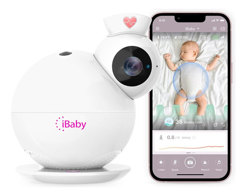 Ibaby I6 Smart Baby Monitor Con Cámara De Video Full Hd 2k, 
