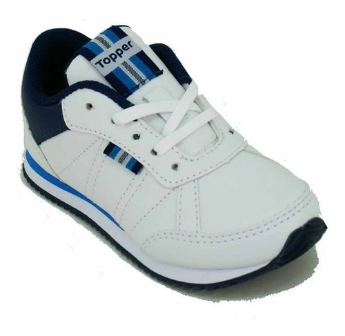 Zapatilla Topper Theo Cs Blanco/azul Niño Deporfan