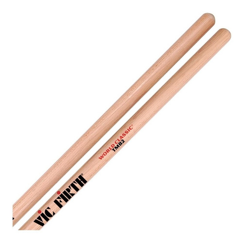 Baquetas De 16.5 Pulgadas Largo Para Timbal Vic Firth Tmb2 Madera