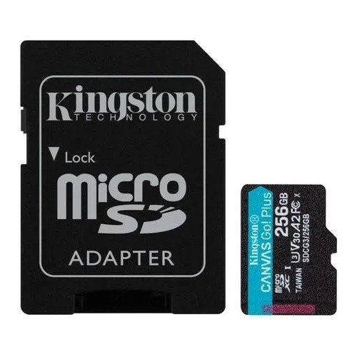 Memoria Flash Microsdxc Kingston Canvas Go! Plus, 256gb