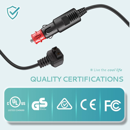 Cable De Alimentación De 12 V Cc Refrigerador Del Coche 2024