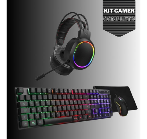 Computador Gamer completo 2Eletro RGB Intel Core i5 8GB RAM SSD 256GB Fonte 500W Monitor 20" 75Hz Kit Gamer completo Pg2e-1008rg