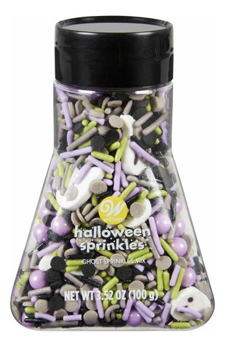 Sprinkles Fantasmas Mix Perlas Mostacillas Halloween Wilton