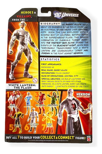 Figura De Acción Dc Universe Classics Flash White Blanco