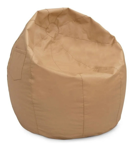 Imagen 3 de 4 de Pouf Pera Vinil Beige