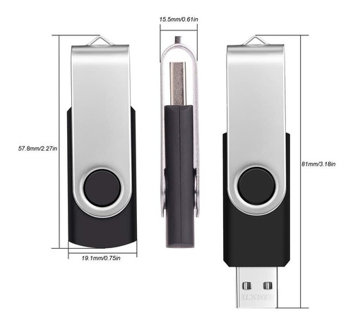 3 Memoria Usb Drive 4gb Marca Lhn, Envío Inmediato