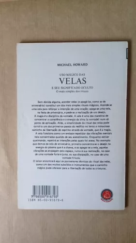 livro - Uso Mágico das Velas e seu Significado Oculto o