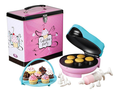 Maquina Cupcake Nostalgia Set Ckm100 Nueva Importada Pupito