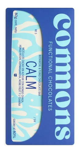 Chocolate Mexicano Con Adaptógenos Calm 80g Premium