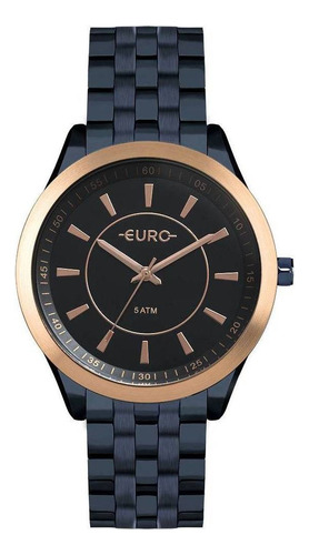 Relógio Euro Feminino Color Slim Azul Eu2035yox/4a