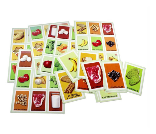 Lotería Arcoíris De Alimentos, Educatodo, M-0322
